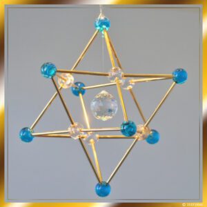 Estructura Merkaba de Ascensión - Gold / Silver